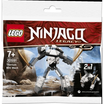 30591 Lego Ninjago Legacy Titanium & Mini Mech 2w1 - 77 elementów